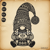 Thumbnail for Valentine's Gnomes | Vector Art: LaserCut Files for Cricut, Glowforge SVG | Digital Products (Copy)