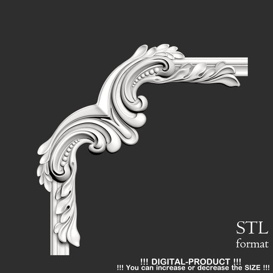 Elegant Corner Decor for Furniture, Wall Panels & Gypsum Decoration