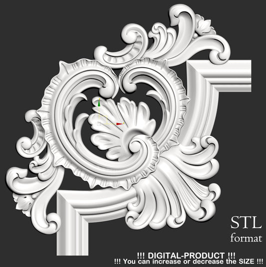 Elegant Corner Decor for Furniture, Wall Panels & Gypsum Decoration