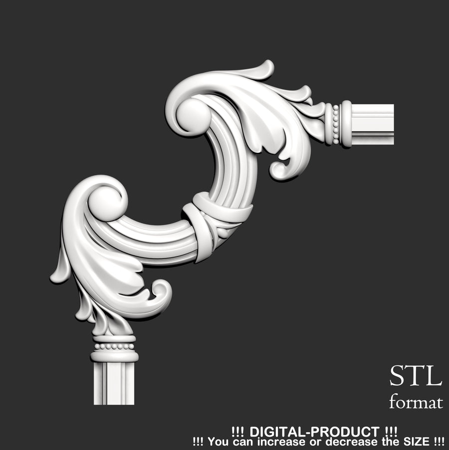 Elegant Corner Decor for Furniture, Wall Panels & Gypsum Decoration