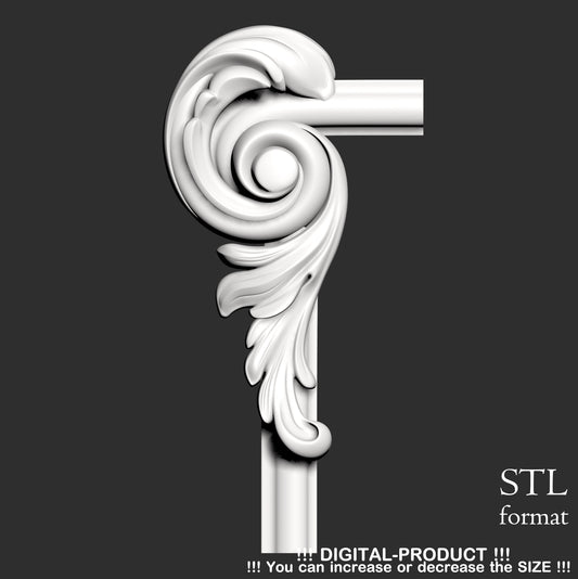 Elegant Corner Decor for Furniture, Wall Panels & Gypsum Decoration