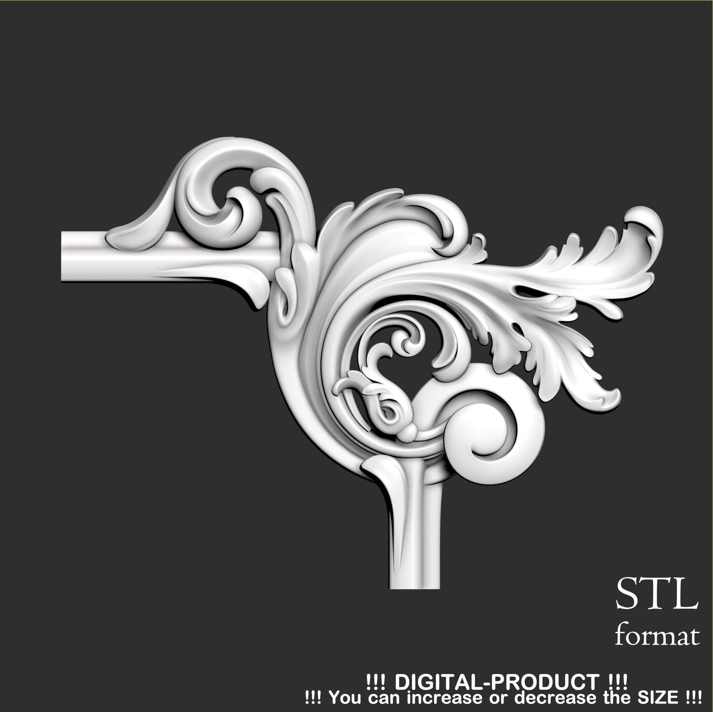 Elegant Corner Decor for Furniture, Wall Panels & Gypsum Decoration