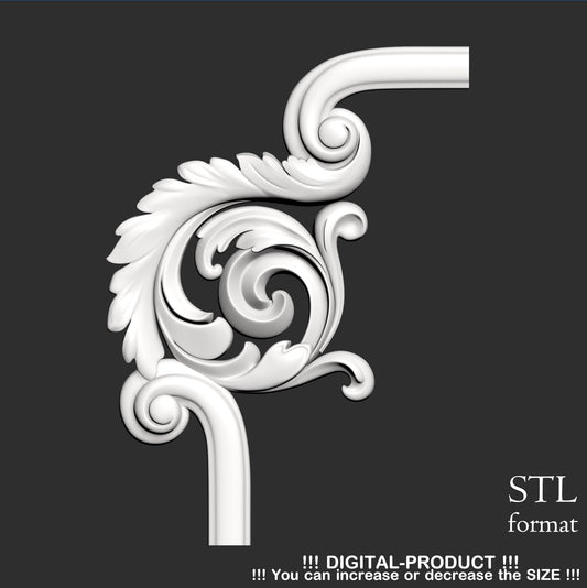 Elegant Corner Decor for Furniture, Wall Panels & Gypsum Decoration