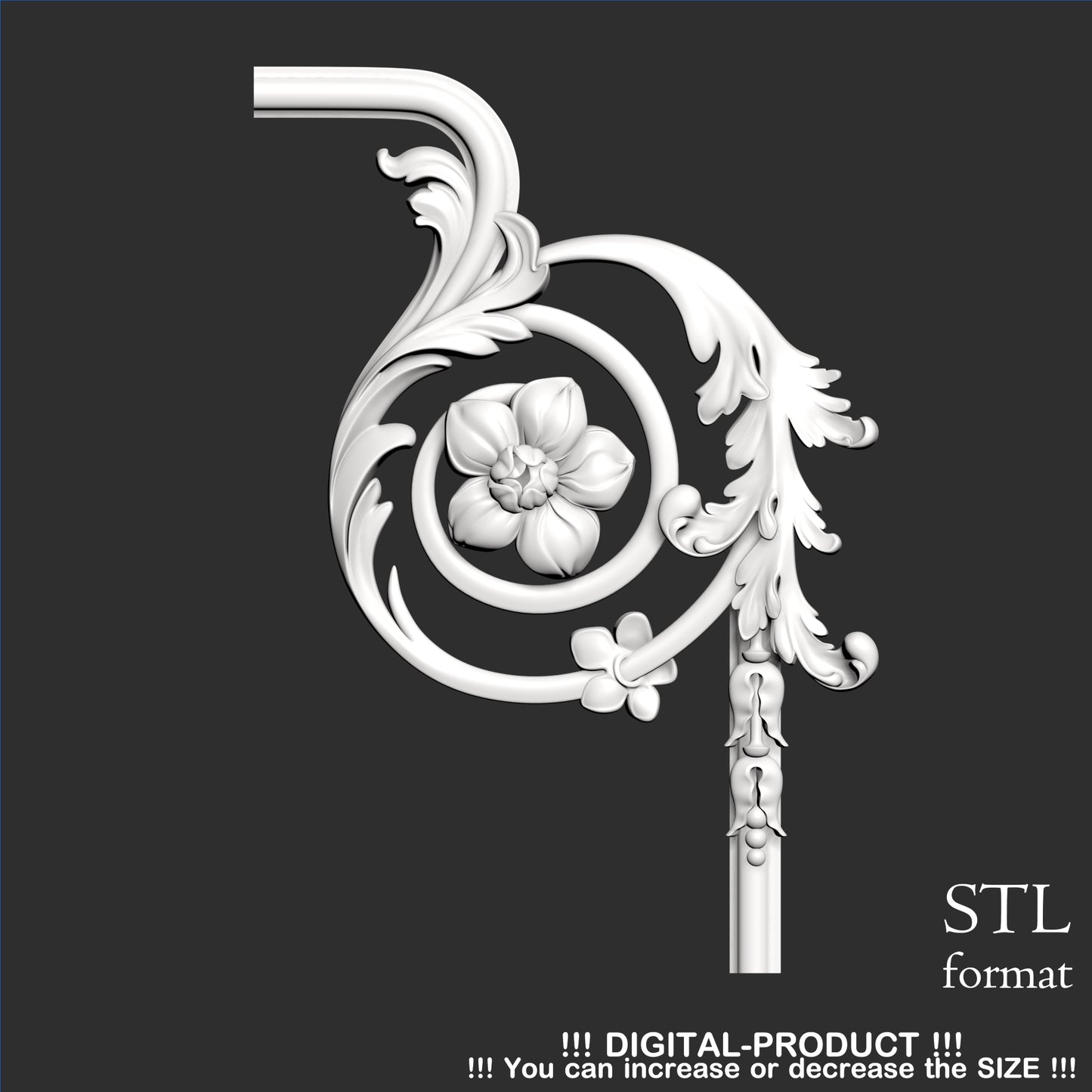 Decoración Elegante de Esquinas para Muebles, Paneles de Pared y Decoración de Yeso