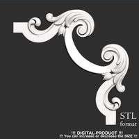 Thumbnail for Elegant Corner Decor for Furniture, Wall Panels & Gypsum Decoration