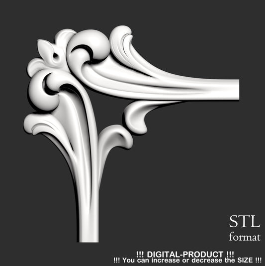 Elegant Corner Decor for Furniture, Wall Panels & Gypsum Decoration