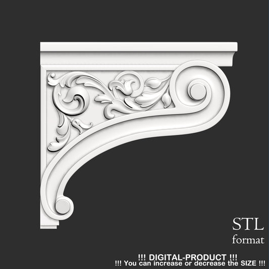 Elegant Corner Decor for Furniture, Wall Panels & Gypsum Decoration