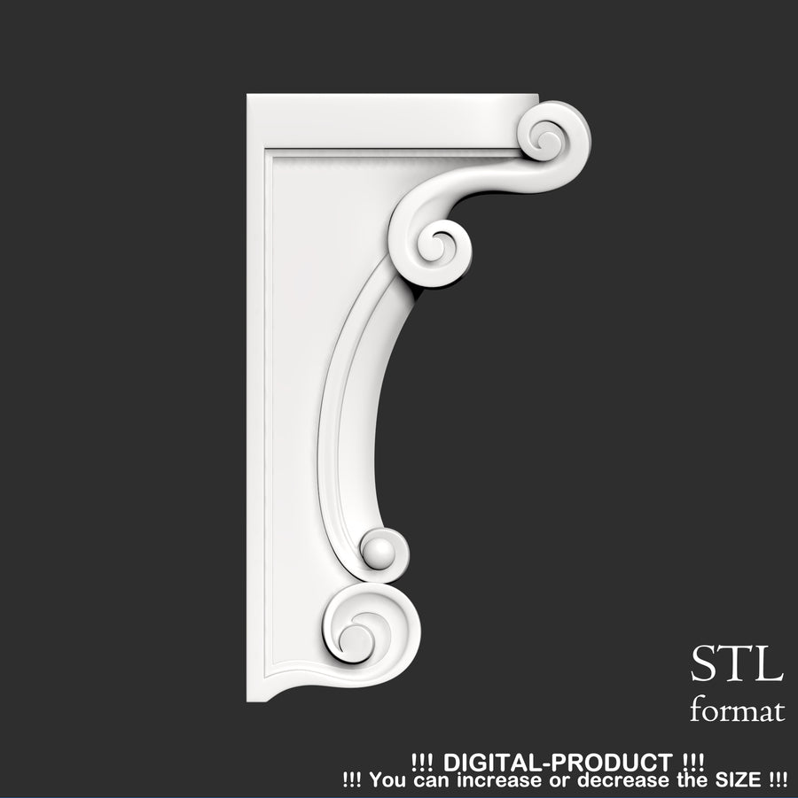 Elegant Corner Decor for Furniture, Wall Panels & Gypsum Decoration