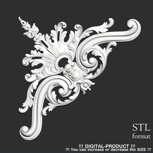 Elegant Corner Decor for Furniture, Wall Panels & Gypsum Decoration