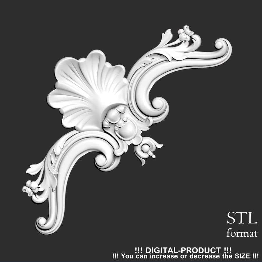 Elegant Corner Decor for Furniture, Wall Panels & Gypsum Decoration