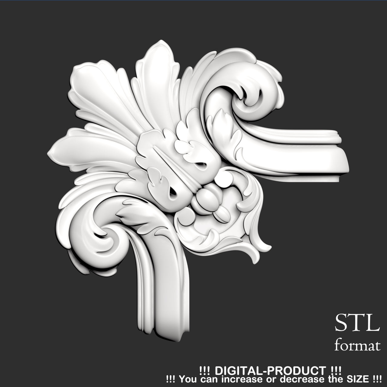 Elegant Corner Decor for Furniture, Wall Panels & Gypsum Decoration