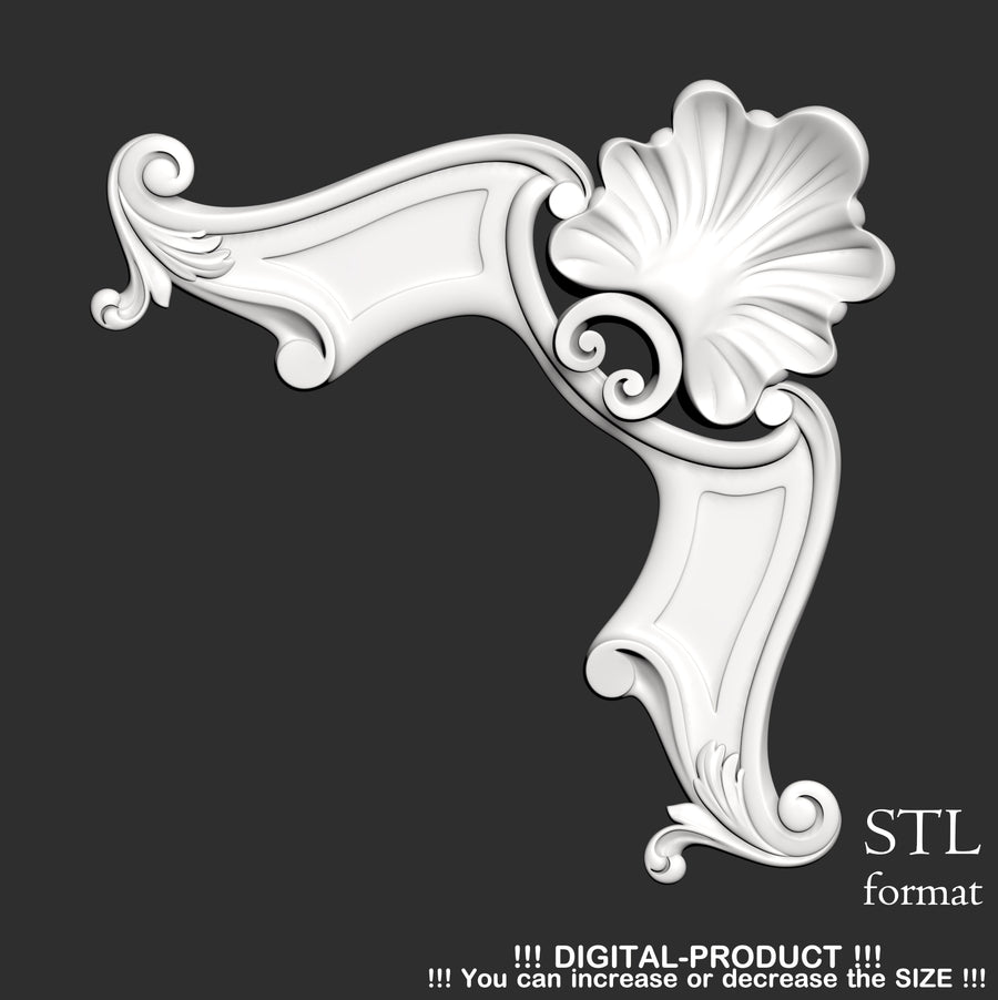 Elegant Corner Decor for Furniture, Wall Panels & Gypsum Decoration