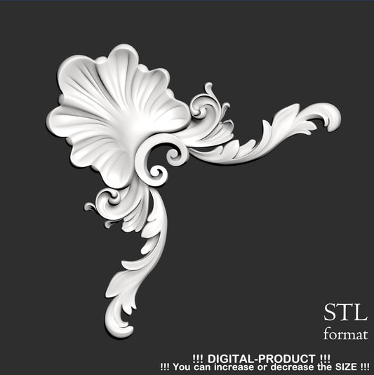 Elegant Corner Decor for Furniture, Wall Panels & Gypsum Decoration