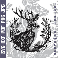 Thumbnail for DEER Laser and Cricut SVG Vector Files