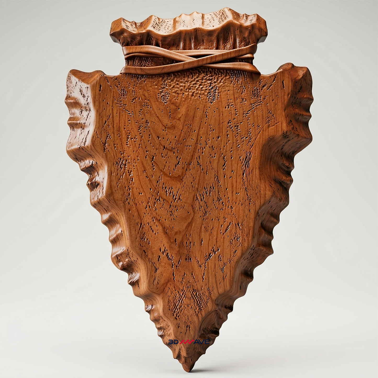 CNC-ready Arrowhead model for woodworking.