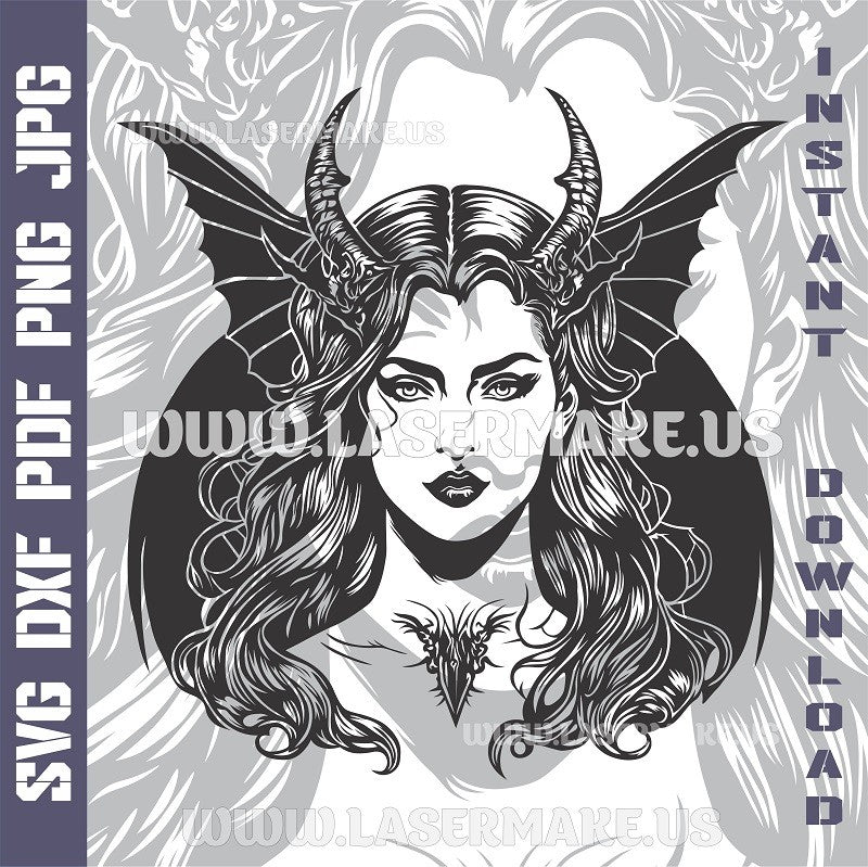 Lilith Laser and Cricut SVG Vector Files