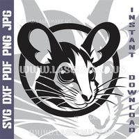 Thumbnail for Mouse Laser and Cricut SVG Vector Files
