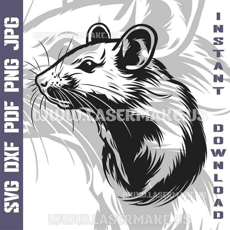 Mouse Laser and Cricut SVG Vector Files