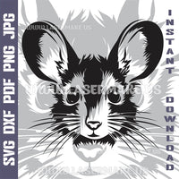 Thumbnail for Mouse Laser and Cricut SVG Vector Files