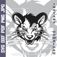 Thumbnail for Mouse Laser and Cricut SVG Vector Files