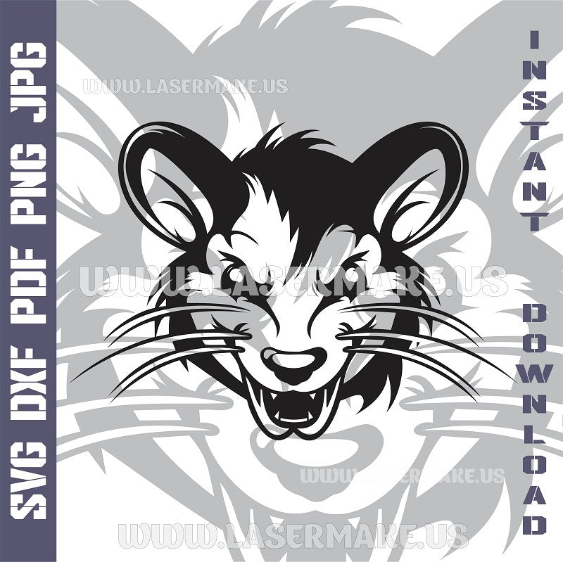 Mouse Laser and Cricut SVG Vector Files