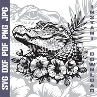 Thumbnail for ALLIGATOR Laser and Cricut SVG Vector Files