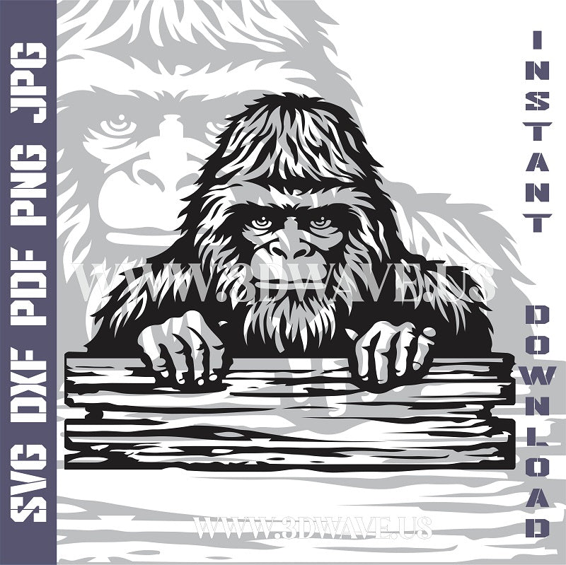 BIGFOOT Laser and Cricut SVG Vector Files
