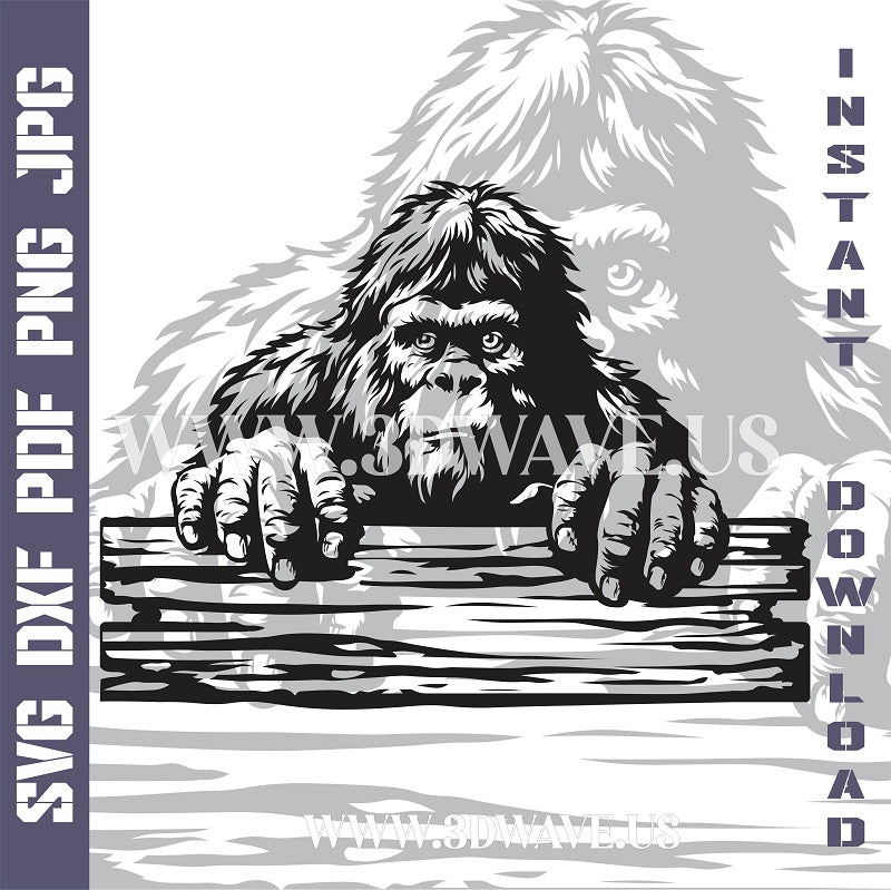 BIGFOOT Laser and Cricut SVG Vector Files