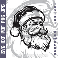 Thumbnail for Santa Claus Laser and Cricut SVG Vector Files