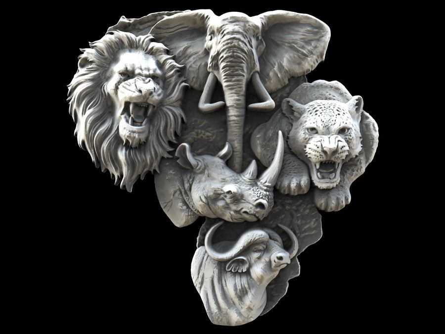 Africa's Big Five - 3DWave.us