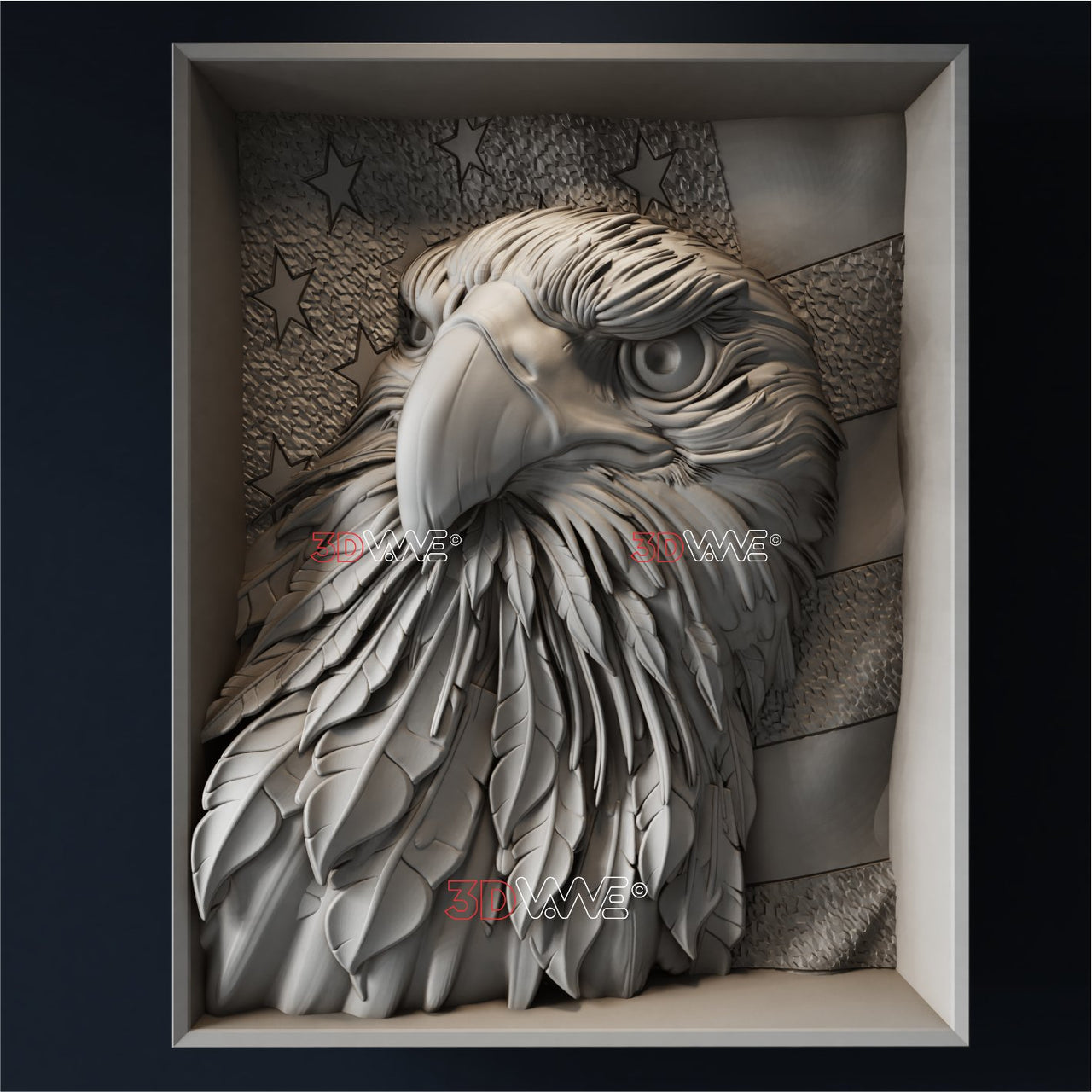 AMERICAN EAGLE 3d stl - 3DWave.us