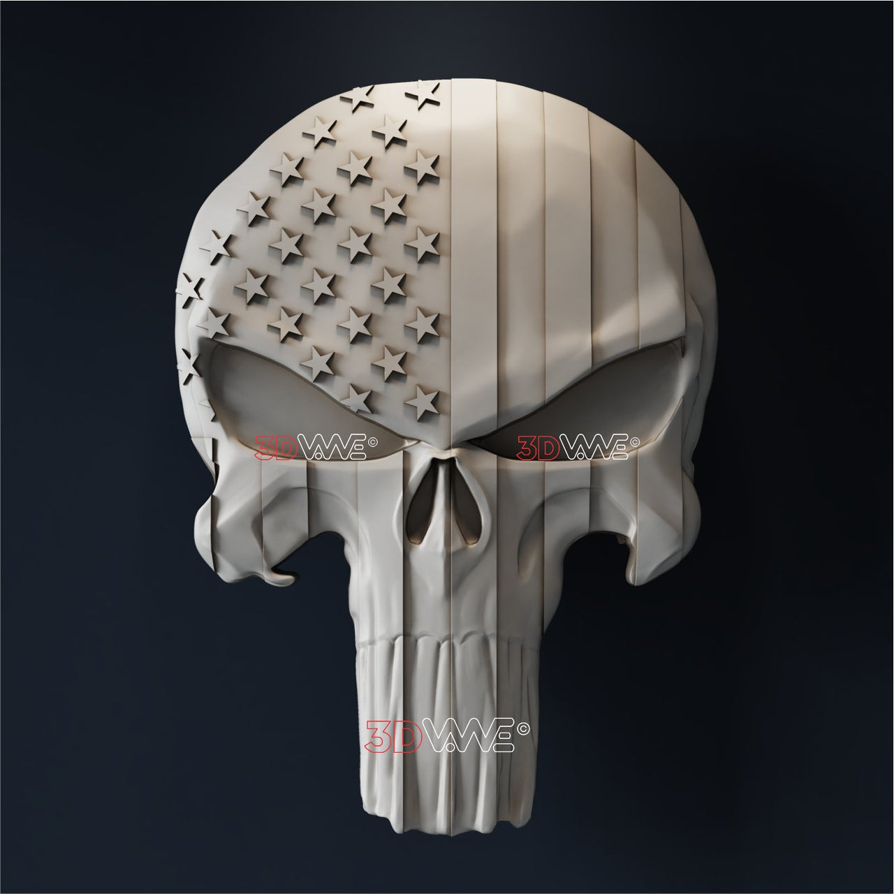 AMERICAN PUNISHER 3D STL - 3DWave.us