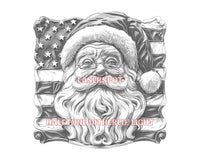 Thumbnail for AMERICAN SANTA 3d illusion & laser - ready files - 3DWave.us