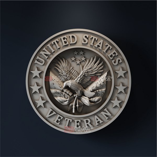 AMERICAN VETERAN 3d stl - 3DWave.us