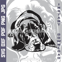 Thumbnail for Basset Hound SVG laser ready files - 3DWave.us