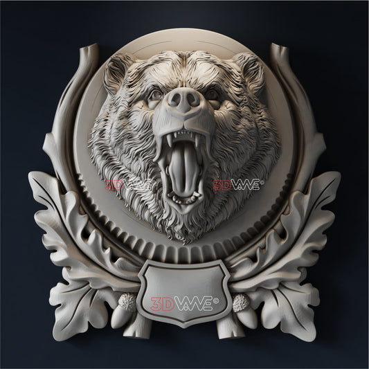BEAR 3D STL - 3DWave.us