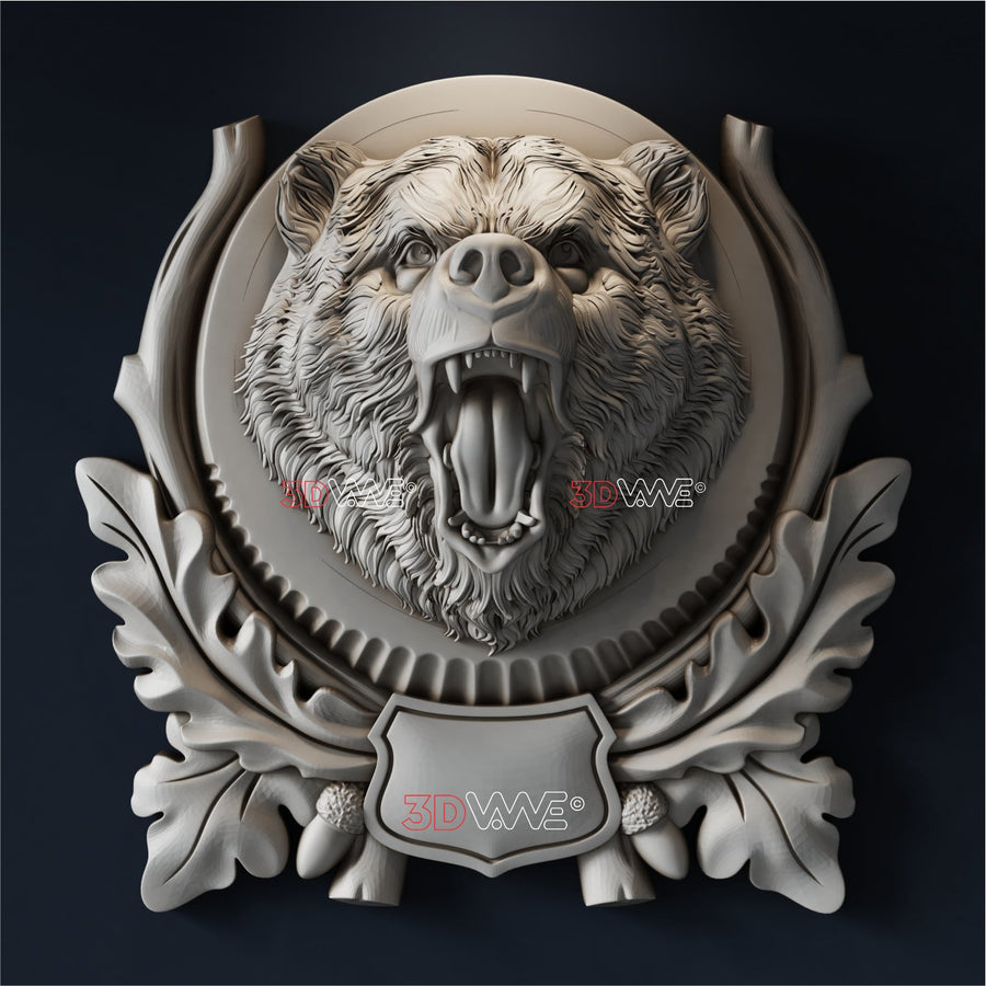 BEAR 3D STL - 3DWave.us
