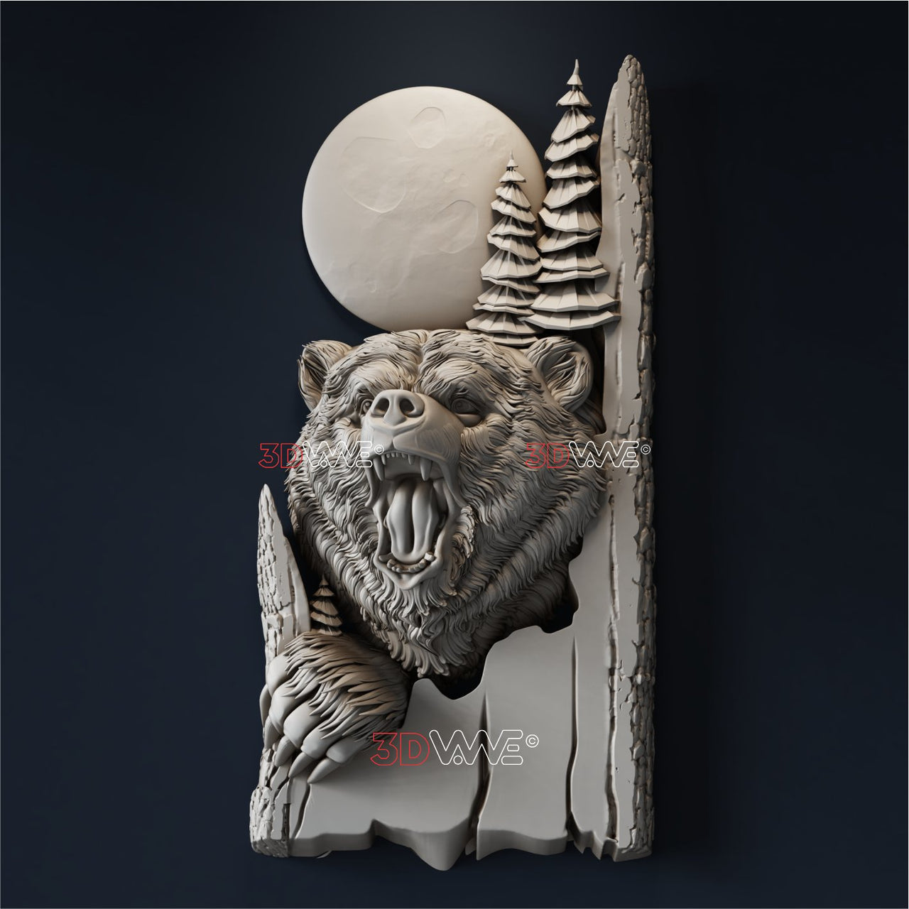 BEAR 3D STL - 3DWave.us