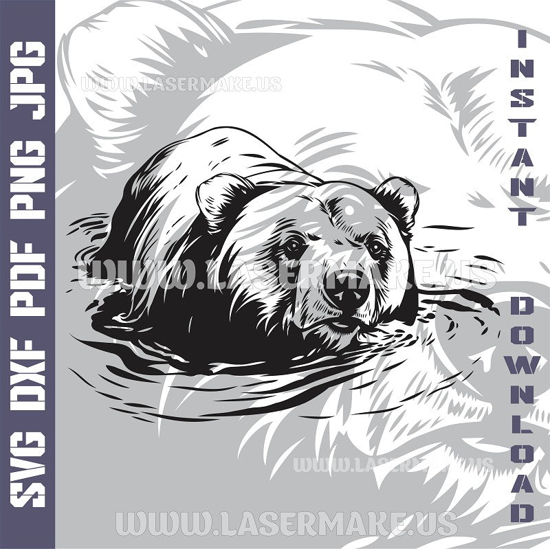 Bear SVG laser ready files - 3DWave.us