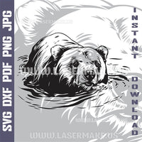 Thumbnail for Bear SVG laser ready files - 3DWave.us