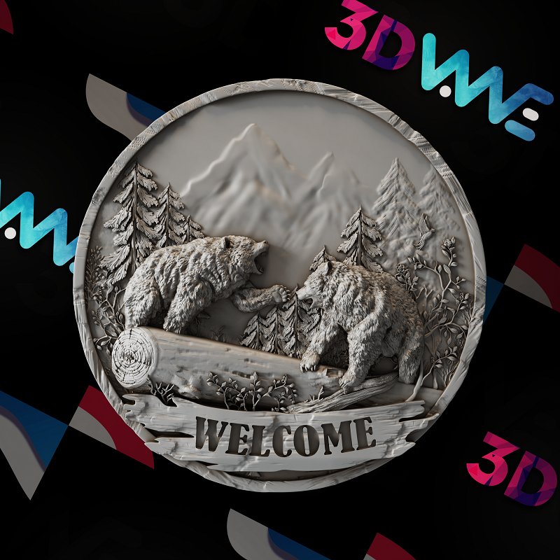 BEARS 3d stl - 3DWave.us