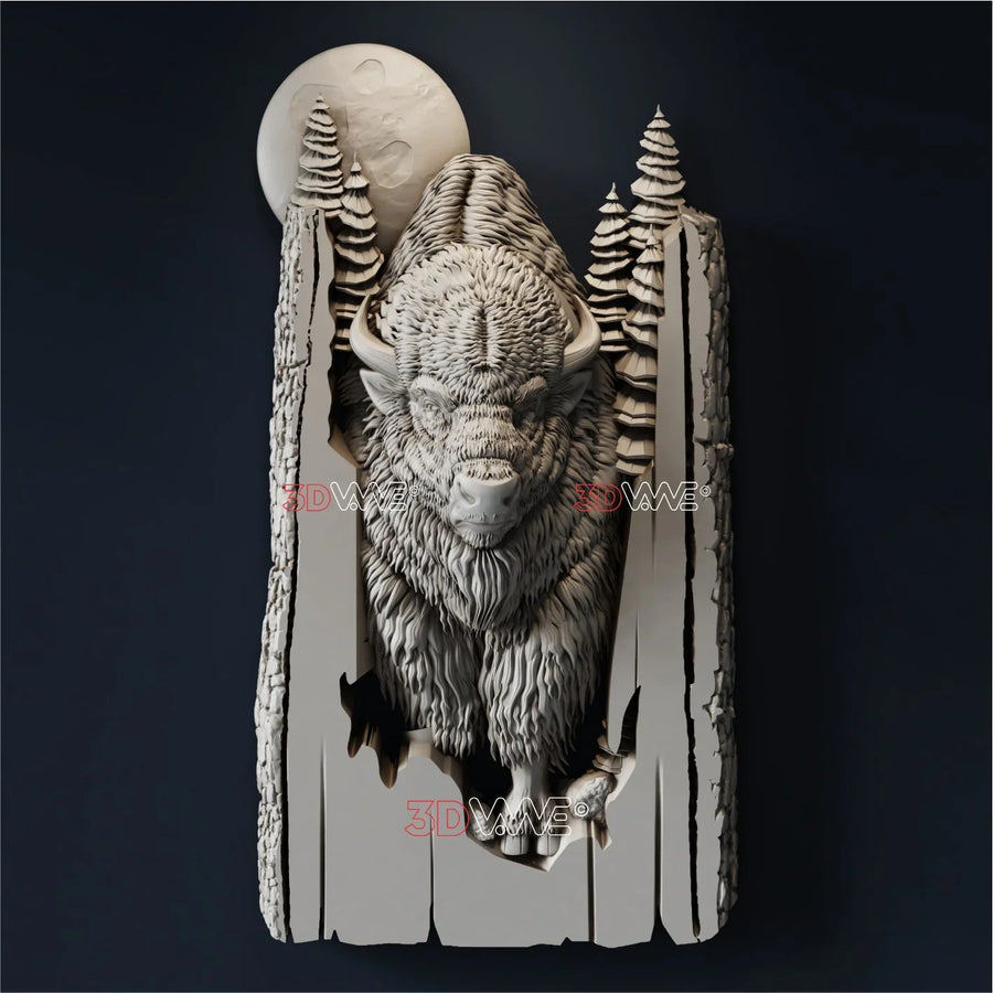 BISON 3D STL - 3DWave.us