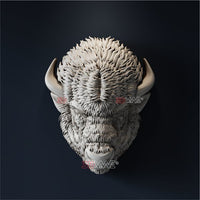 Thumbnail for BISON HEAD 3d stl - 3DWave.us