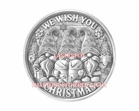 Thumbnail for BRITISH CHRISTMAS GNOME 3d illusion & laser - ready files - 3DWave.us