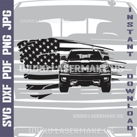 Thumbnail for Chevrolet Silverado SVG laser ready files - 3DWave.us