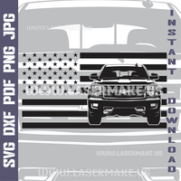 Thumbnail for Chevrolet Silverado SVG laser ready files - 3DWave.us