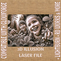 Thumbnail for CHILDREN 3d illusion & laser - ready files - 3DWave.us