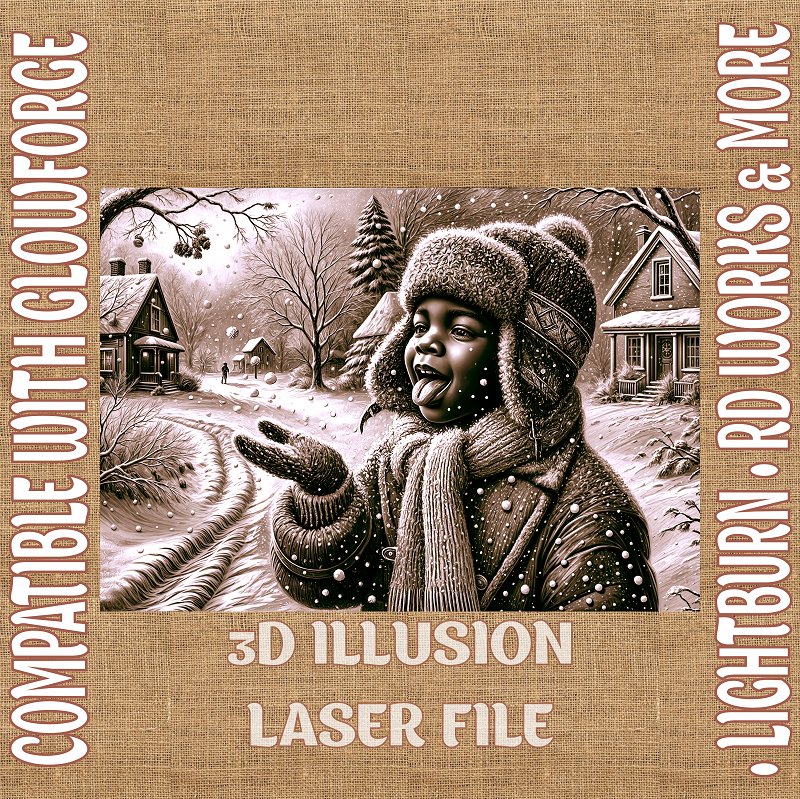 CHRISTMAS 3d illusion & laser - ready files - 3DWave.us