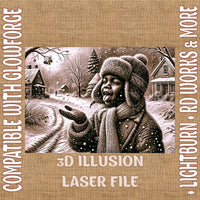 Thumbnail for CHRISTMAS 3d illusion & laser - ready files - 3DWave.us