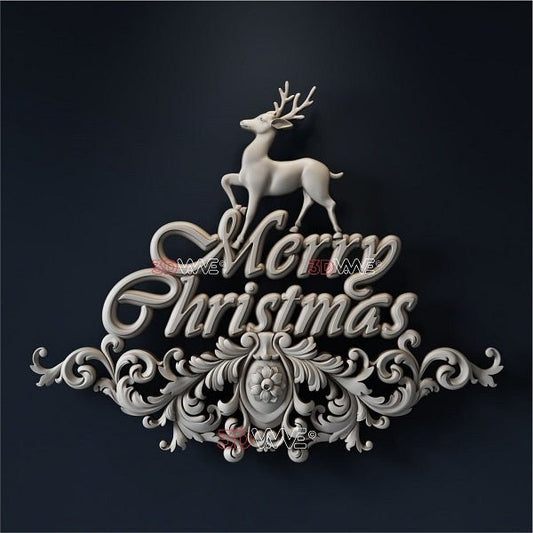 CHRISTMAS DEER 3d stl - 3DWave.us